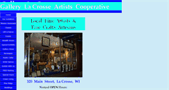 Desktop Screenshot of gallerylacrosse.com